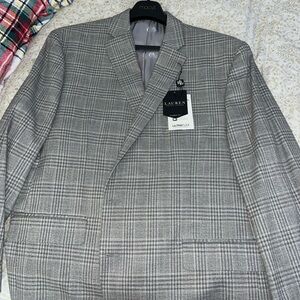 Lauren Ralph Lauren Gray Checkered Blazer